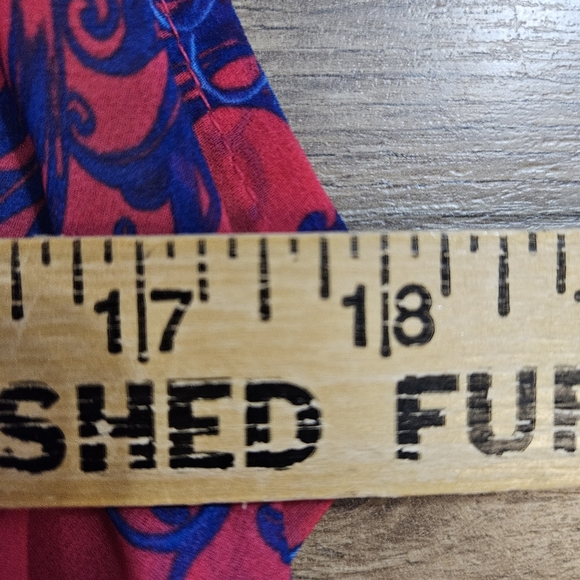 Sweet Pea Pink Sleeveless Button Down Blouse Gathered Button Back Tunic Small - Picture 10 of 13